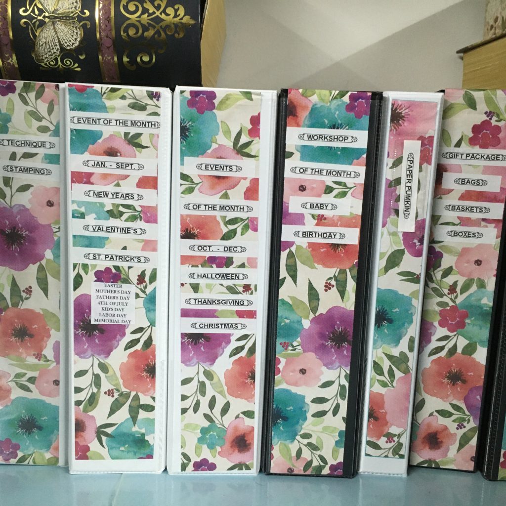 Decorated binder with recycled paper craft